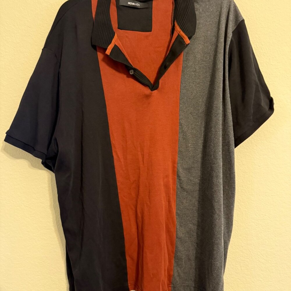 Men's Fashion Nova Kingpin Short Sleeve Polo Shirt, 3XL